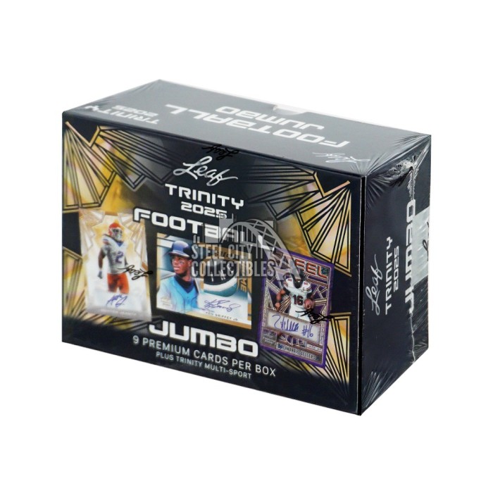 2025 Leaf Trinity Football Jumbo Box | Steel City Collectibles