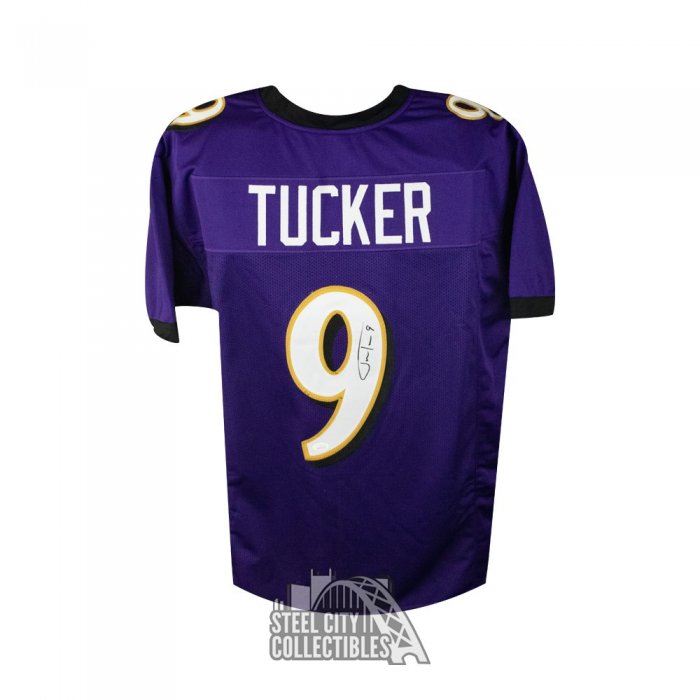 justin tucker autographed jersey