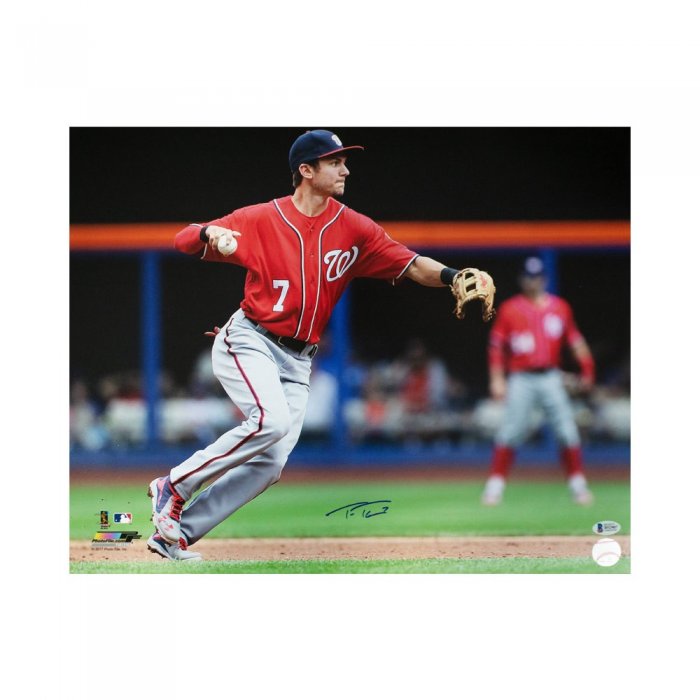Trea Turner Autographed Washington Nationals 16x20 Photo - BAS COA | Steel City Collectibles