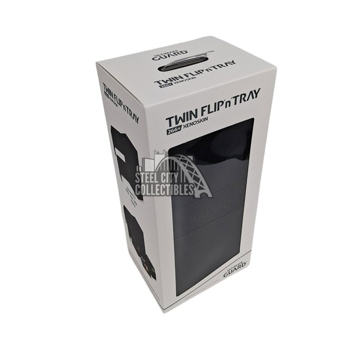 Ultimate Guard Twin FlipnTray 266+ Monocolor - Black Deck Box