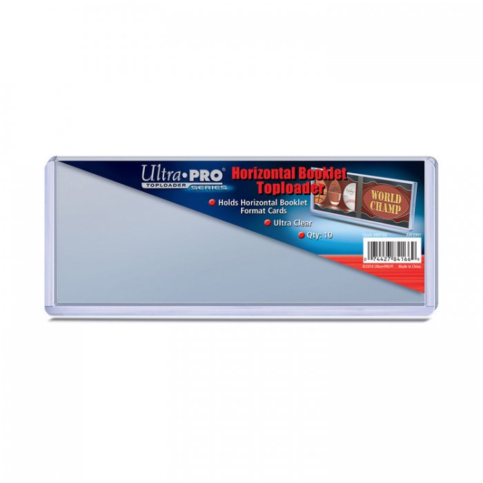 Pack Of 100 Ultra Pro Horizontal Booklet Trading Card Sleeves - Acid-Free, Extra Clear