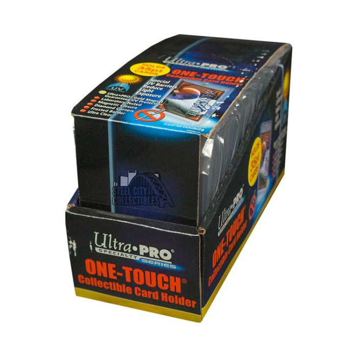 Ultra Pro 35pt One Touch Magnetic Card Holder Box Of 25 Steel City 