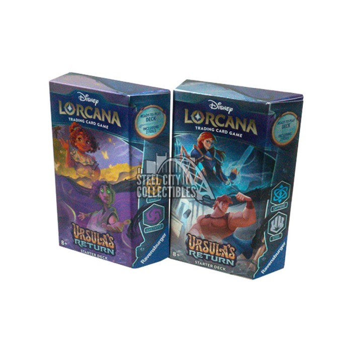 lorcana ursula starter deck Lorcana: Ursula's Return: – Double Infinity Gaming This deck pairs intelligent Sapphire characters Disney Lorcana: Ursula's Return Starter
