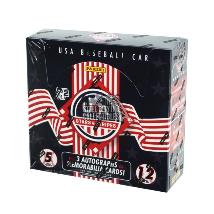 2025 Panini USA Stars & Stripes Baseball H2 Box | Steel City