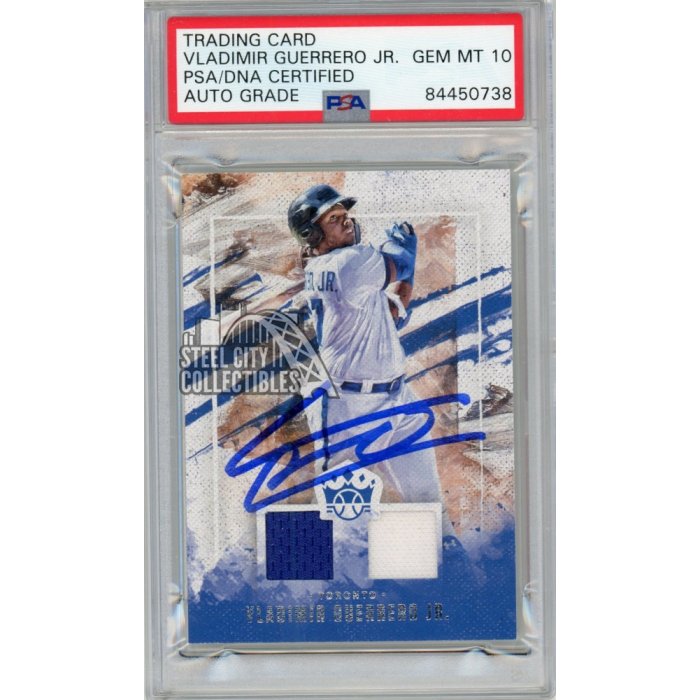 Vladimir Guerrero Jr 2019 Panini Diamond Kings Autographed Jersey