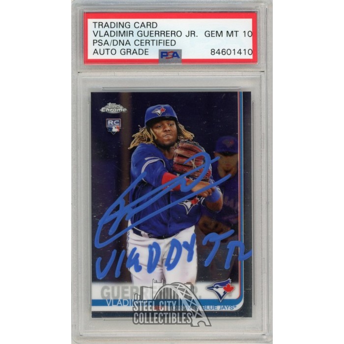 Vladimir Guerrero Jr 2019 Topps Chrome Update "Vladdy Jr" RC Autograph