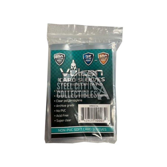 3x4 Vulcan Card Sleeves Pack of 100