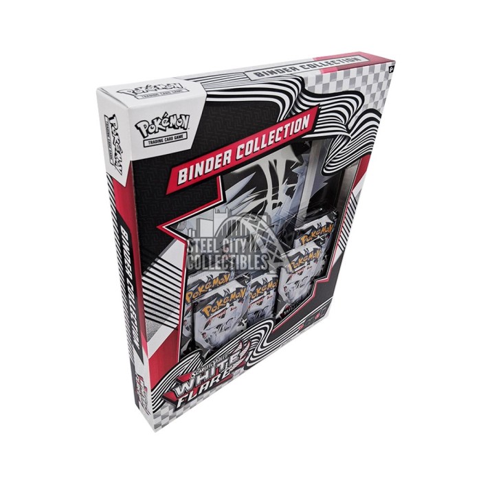 Pokemon TCG: Scarlet & Violet - Collezione Raccoglitore Flare Bianco Con 5 Bustine