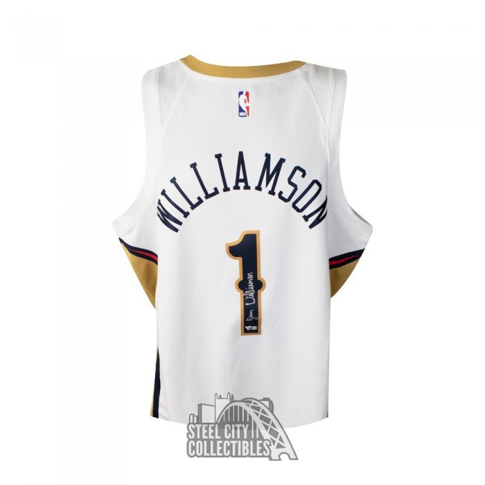 Zion Williamson New Orleans Pelicans Fanatics Authentic Autographed White  Nike Swingman Jersey with 2019 #1 Draft