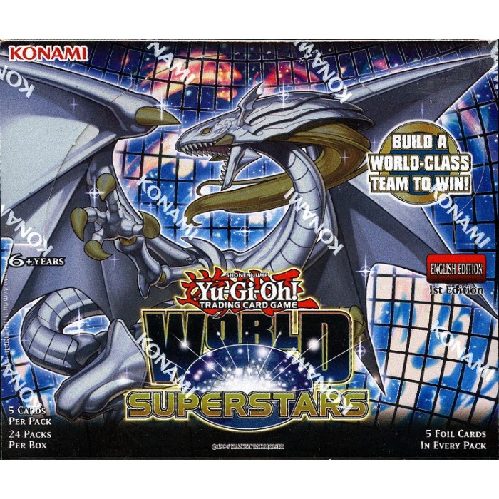 Yu-Gi-Oh! World Superstars 1st Edition Booster Box | Steel City Collectibles
