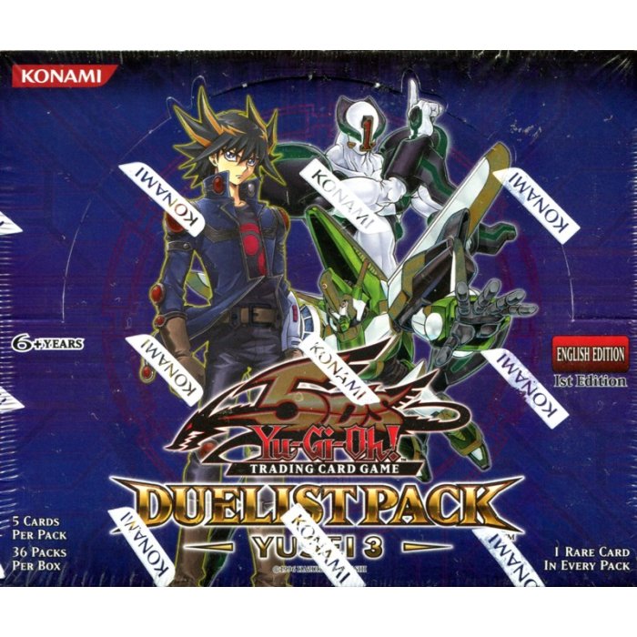Konami Yu-Gi-Oh Duelist Pack Yusei 3 1st Edition Booster Box | Steel City Collectibles Konami Yu-Gi-Oh Duelist Pack Yusei 3 1st Edition Booster Box | Steel City Collectibles