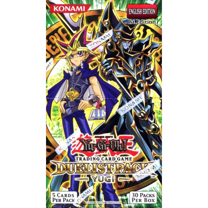 English Yugioh Duelist Pack Yugi 24 Booster Packs Unsearched Unlimited Cards 