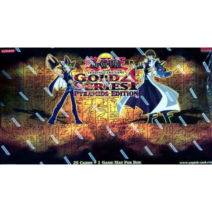 yugioh gold series 4 card list Konami Yu-Gi-Oh Gold Series 4: Pyramids Edition Booster Box (Standard Edition Mat)