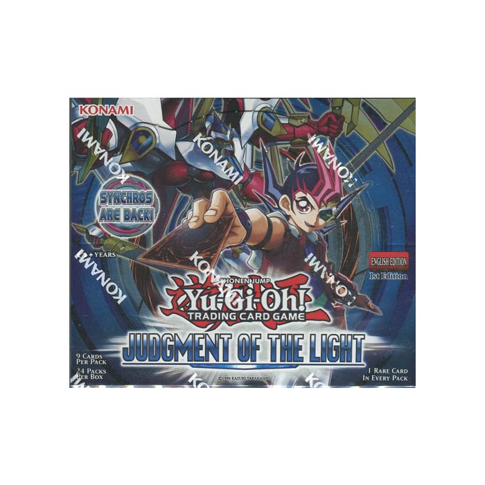Konami Yu-Gi-Oh Judgement of the Light 1st Edition Booster Box | Steel City Collectibles Konami Yu-Gi-Oh Judgement of the Light 1st Edition Booster Box | Steel City Collectibles