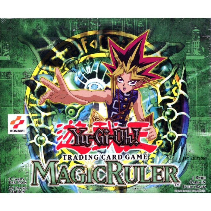 遊戯王 MAGIC RULER 1st Edition パック未開封1BOX分 Upper Deck Yu-Gi-Oh Magic Ruler 1st Edition Booster Box | Steel