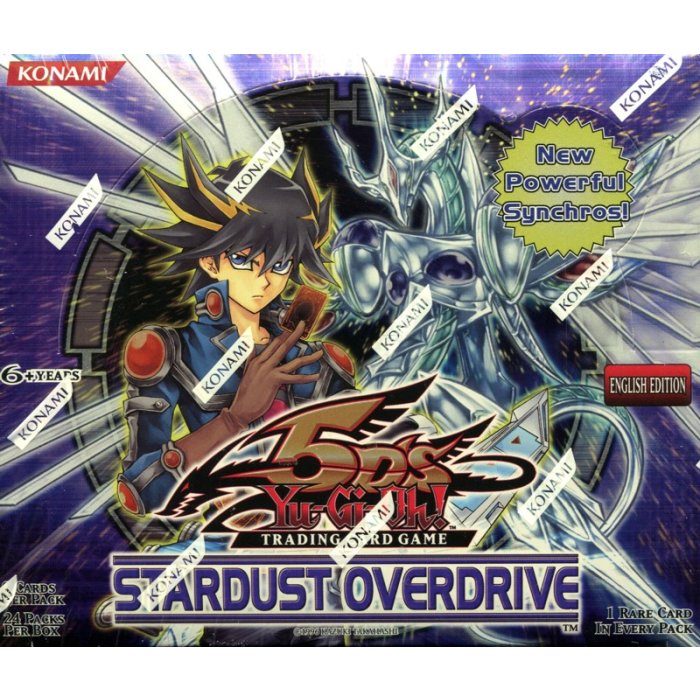 Yugioh 5D's Stardust Overdrive Unlimited Booster Box 24 Packs