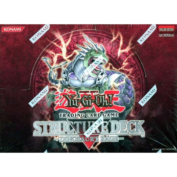 Upper Deck Yu-Gi-Oh Dinosaur's Rage Structure Deck 1st Edition Box | Steel  City Collectibles