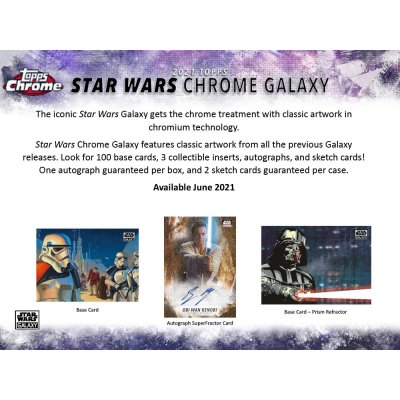 topps chrome star wars galaxy hobby box