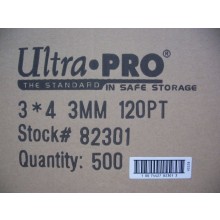 3x4 Ultra Pro Super Thick 120pt Toploaders Case of 500