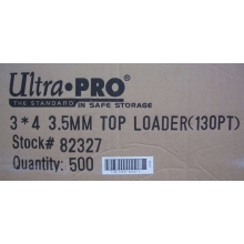 3x4 Ultra Pro Super Thick 130pt Toploaders Case of 500
