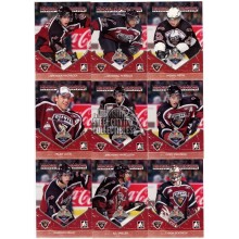 2007-08 In The Game Heroes & Prospects Hockey Memorial Cup Champions 9-Card Insert Set 10-Set Lot