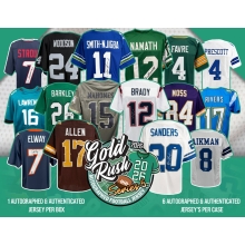 2026 Gold Rush Autographed Football Jersey Series 5 6-Box Case