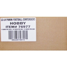 2013 Panini Contenders Football Hobby 12-Box Case