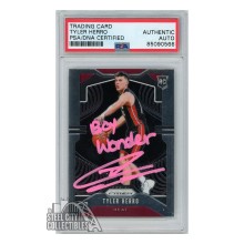 Tyler Herro 2019-20 Panini Prizm Autograph Rookie Card "Boy Wonder" #259 PSA/DNA (Pink)