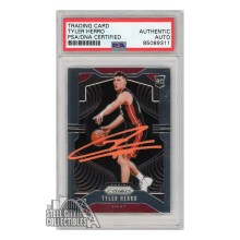 Tyler Herro 2019-20 Panini Prizm Autograph Rookie Card #259 PSA/DNA (Orange)