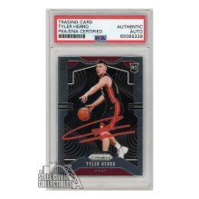 Tyler Herro 2019-20 Panini Prizm Autograph Rookie Card #259 PSA/DNA (Red)