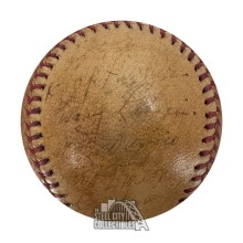 1936 New York Yankees Autographed Official American League Baseball - PSA/DNA LOA (Lou Gehrig, Joe DiMaggio)