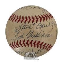 1951 Boston Red Sox Autographed Team Signed Baseball (21 Signatures) - JSA LOA