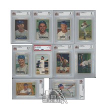 1951 Bowman Baseball Complete Graded Set 1-324 (4.62 Average Grade)