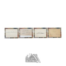 1951 New York Giants 2017 Historic Autographs Multi-Signed Line-Ups Cut Signature Card 5/5 - BAS