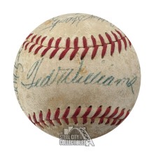 1957 American League All Stars Autographed Team Signed Baseball - JSA LOA (Mickey Mantle, Ted Williams)