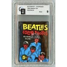 1965 Topps The Beatles Wax Pack GAI 9