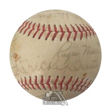 New York Yankees 1966 Autographed Team Signed Baseball - PSA/DNA (With Roger Maris)