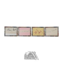 1968 Detroit Tigers 2017 Historic Autographs Multi-Signed Line-Ups Cut Signature Card 7/13 - BAS