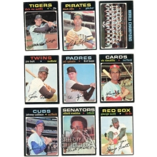 1971 Topps Baseball Assorted 515 Card Lot W/ Duplicates (1 - 523)