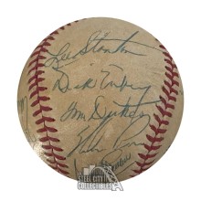 1972 California Angels Autographed Official American League Baseball - JSA LOA