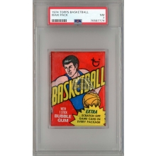1974 Topps Basketball Wax Pack PSA 7