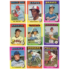 1975 Topps Baseball Assorted 390 Card Lot W/ Duplicates (9 - 659)
