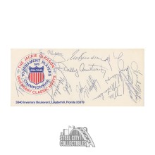 1976 Tournament Players Championship Autographed Multi Signed Envelope - JSA LOA