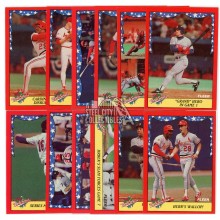 1988 Fleer Baseball 1987 World Series 12 Card Set
