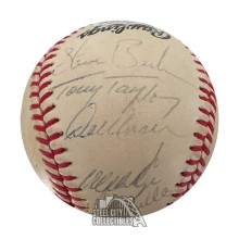1988 Philadelphia Phillies Autographed Official National League Baseball - BAS LOA