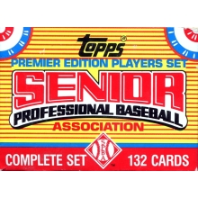 1989 Topps Senior League Baseball 132 Card Complete Set