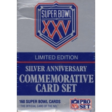 1990 Pro Set Super Bowl XXV Commemorative 160 Card Set