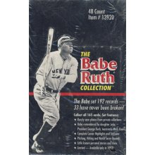 the babe ruth collection complete 165 card set limited edition 1992 Megacards Baseball Box 10 Cards 1992 Megacards Baseball The Babe