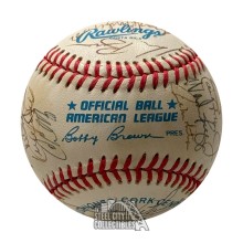 1992 American League All Star Team Autographed Team Signed Official Baseball - JSA LOA