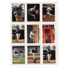 1994 Topps Baseball 1995 Pre-production 9-card Set (Double Griffey/ No Devereaux) + Alomar Spectralite
